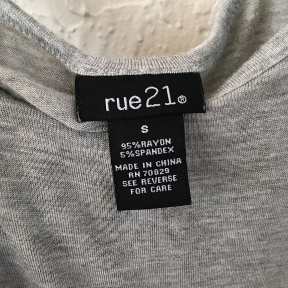 Gray Strappy Tank Top - Picture 3 of 4